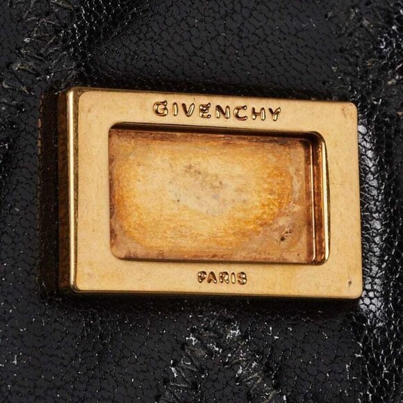 Givenchy Black Quilted Leather GV3 Crossbody Bag - Picture 6 of 11